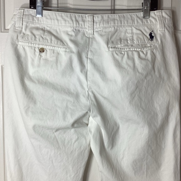 Polo by Ralph Lauren Women's White Straight Leg Pants - Picture 3 of 13